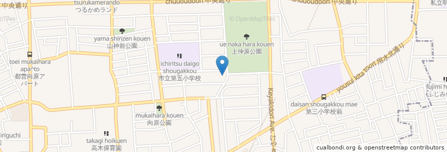 Mapa de ubicacion de My English Conversation School en 日本, 東京都, 東大和市.