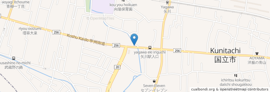 Mapa de ubicacion de 五智如来 en Giappone, Tokyo, 国立市.