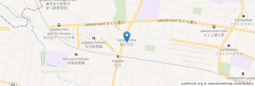 Mapa de ubicacion de タイムズ en 日本, 东京都/東京都, 国立市.