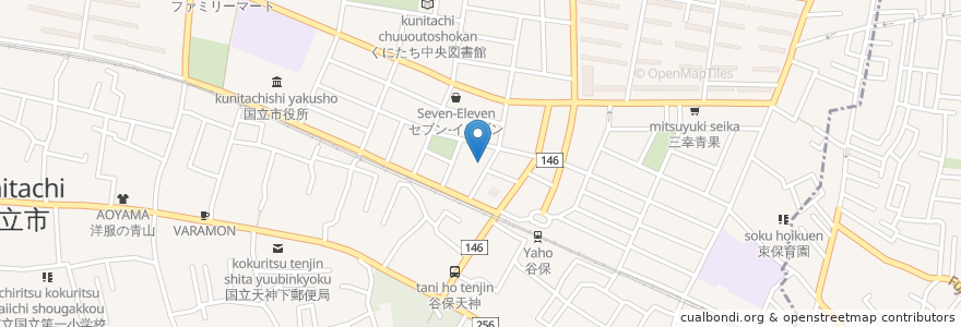 Mapa de ubicacion de Galerie Cafe M en Japão, Tóquio, 国立市.
