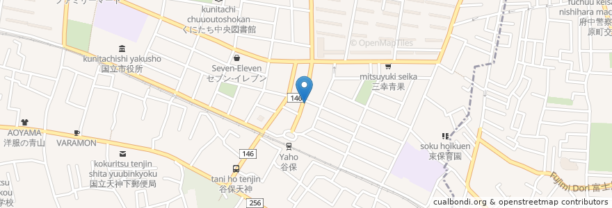 Mapa de ubicacion de FUL BARI en Japon, Tokyo, 国立市.