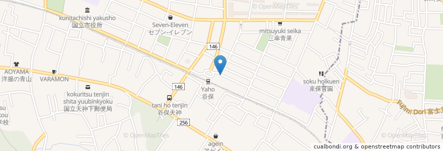 Mapa de ubicacion de いいじゃん en Japan, Tokyo, Kunitachi.
