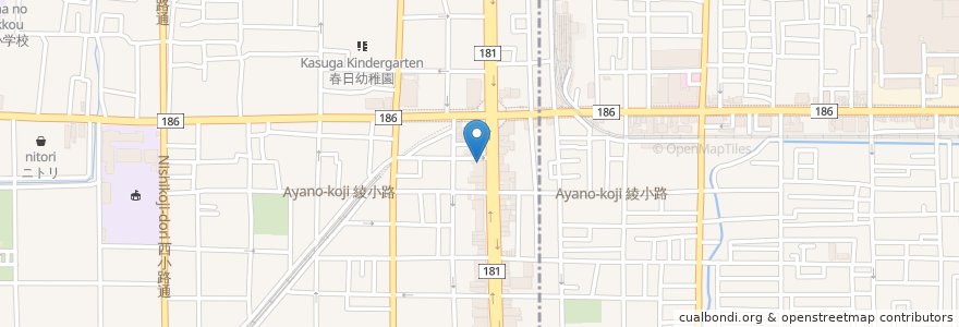Mapa de ubicacion de モスバーガー en 일본, 교토부, 京都市, 中京区.