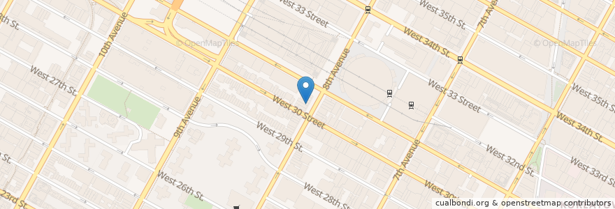 Mapa de ubicacion de Pad Thai en 美利坚合众国/美利堅合眾國, 纽约州 / 紐約州, 纽约, 纽约县, Manhattan, Manhattan Community Board 4.