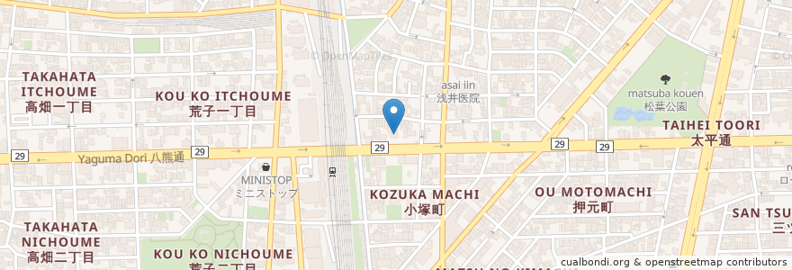 Mapa de ubicacion de Don Quijotta en Japón, Prefectura De Aichi, Nagoya, 中川区.