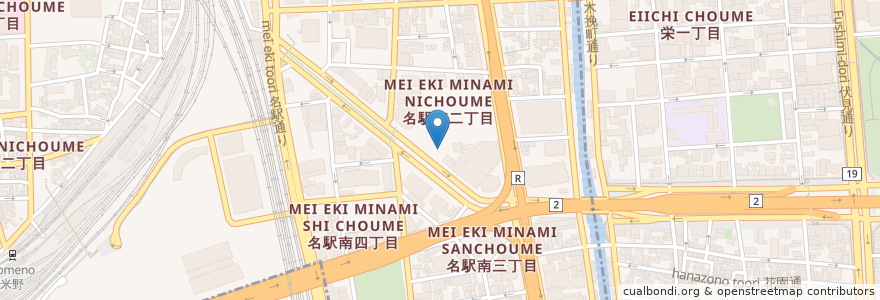 Mapa de ubicacion de 三富パーキング en Japon, Préfecture D'Aichi, 名古屋市, 中村区.