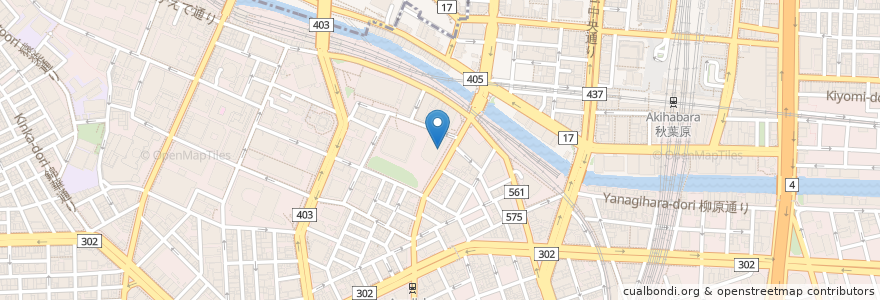 Mapa de ubicacion de マツモトキヨシ en اليابان, 東京都, 千代田区.