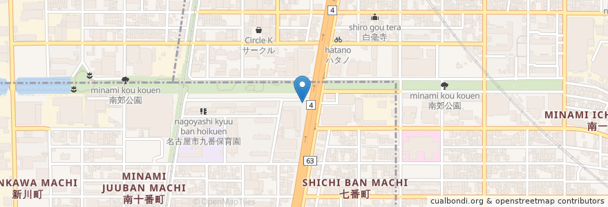 Mapa de ubicacion de Times en Japan, Aichi Prefecture, Nagoya.
