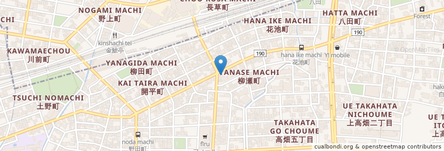 Mapa de ubicacion de 第三銀行 en Япония, Айти, 名古屋市, 中川区.