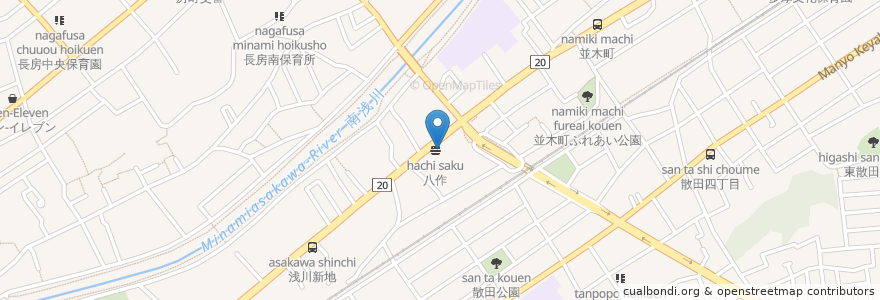 Mapa de ubicacion de GARAGE HALF en Jepun, 東京都, 八王子市.