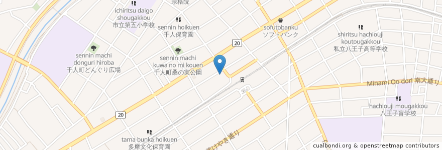 Mapa de ubicacion de 三井のリパーク en Jepun, 東京都, 八王子市.