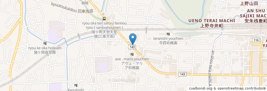 Mapa de ubicacion de Misasagi Denta Clinic en Japonya, 京都府, 京都市, 山科区.
