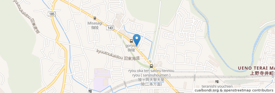 Mapa de ubicacion de たかせ整形外科 en 日本, 京都府, 京都市, 山科区.