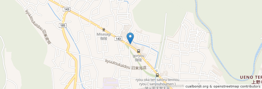 Mapa de ubicacion de 岡本山科鍼灸整骨院 en Япония, Киото, Киото, Ямасина.