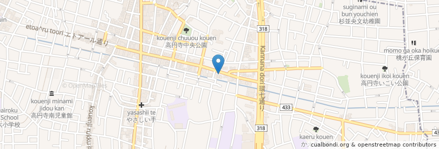 Mapa de ubicacion de ParkJapan en Giappone, Tokyo, 杉並区.