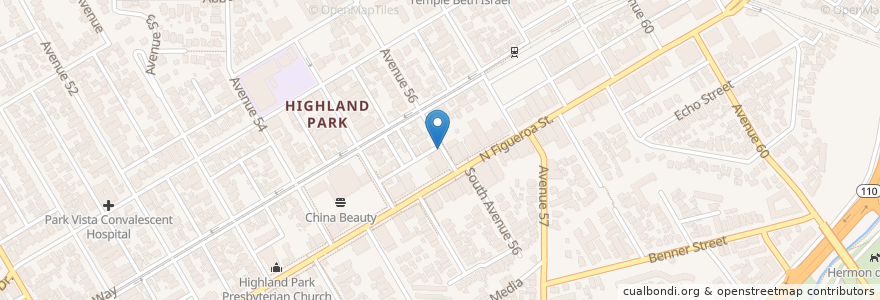 Mapa de ubicacion de good girl dinette en 미국, 캘리포니아주, Los Angeles County, 로스앤젤레스.