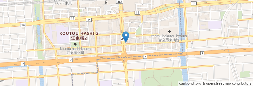 Mapa de ubicacion de 昭和シェル石油・錦糸町 en Japón, Tokio.