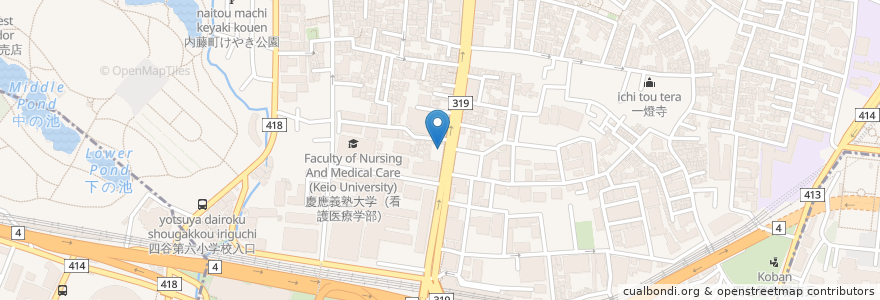 Mapa de ubicacion de 千年の宴 en Япония, Токио.