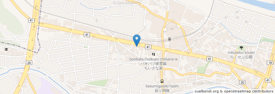 Mapa de ubicacion de すえひろ en 일본, 도쿄도, 多摩市.