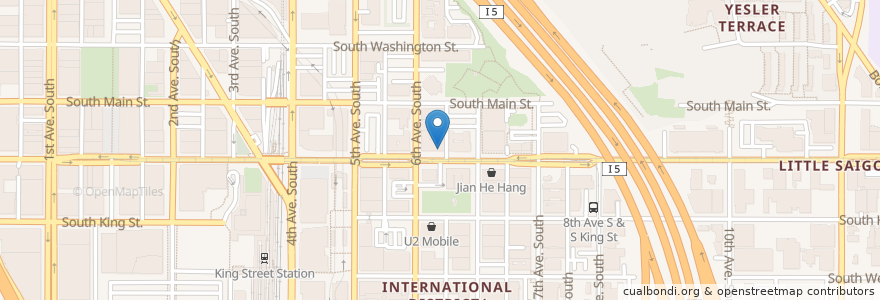 Mapa de ubicacion de Izakaya Shocho Bar en Соединённые Штаты Америки, Вашингтон, King County, Seattle.