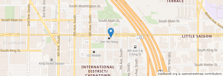 Mapa de ubicacion de Seattle Chiropractic Center en États-Unis D'Amérique, Washington, King County, Seattle.