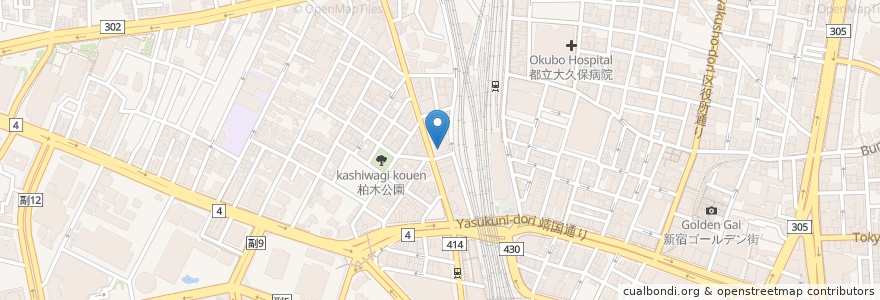 Mapa de ubicacion de セイジョー en اليابان, 東京都, 新宿区.