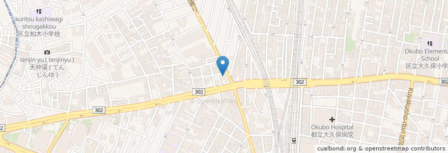 Mapa de ubicacion de 三菱UFJ銀行 en Japón, Tokio, Shinjuku.
