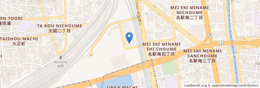 Mapa de ubicacion de Bikkuri Donkey en Japan, Aichi Prefecture, Nagoya, Nakamura Ward.
