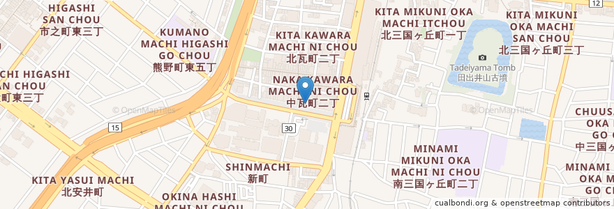 Mapa de ubicacion de 畑崎歯科クリニック en Giappone, Prefettura Di Osaka, 堺市, 堺区.