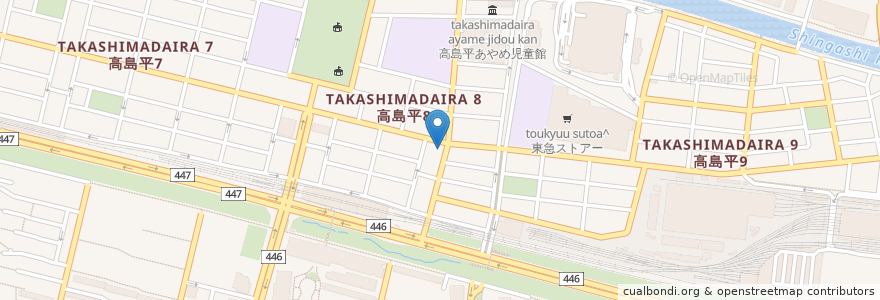 Mapa de ubicacion de すき家 en ژاپن, 東京都, 板橋区.