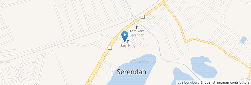 Mapa de ubicacion de Yee Kee Kopitam en مالزی, سلانگور, Hulu Selangor.
