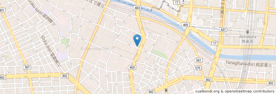 Mapa de ubicacion de NEW YORKER'S Cafe en 日本, 東京都, 千代田区.