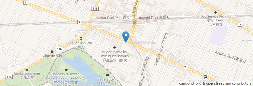 Mapa de ubicacion de DOMA-DOMA en Japan, Tokyo, Musashino.