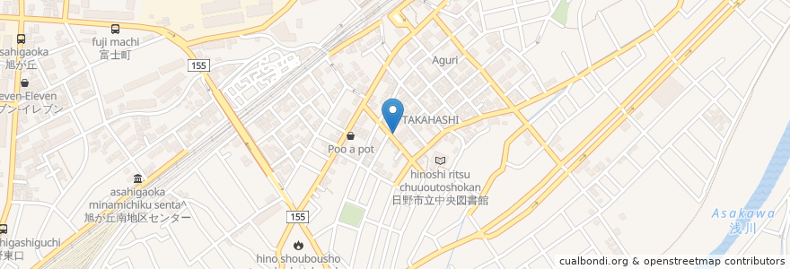 Mapa de ubicacion de 三井のリパーク en Japan, Tokio, 日野市.