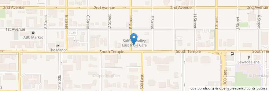 Mapa de ubicacion de Einstein Bros. Bagels en Verenigde Staten, Utah, Salt Lake County, Salt Lake City.
