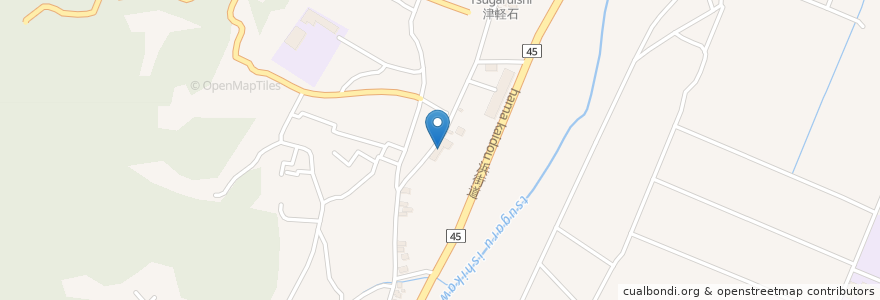 Mapa de ubicacion de 木沢病院 en 일본, 이와테현, 宮古市.