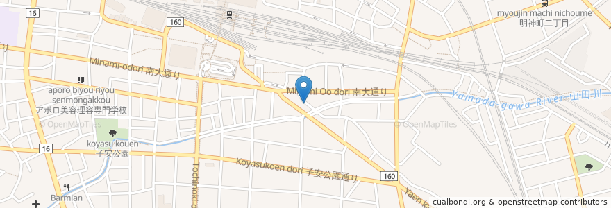 Mapa de ubicacion de タイムズ en Japão, Tóquio, 八王子市.