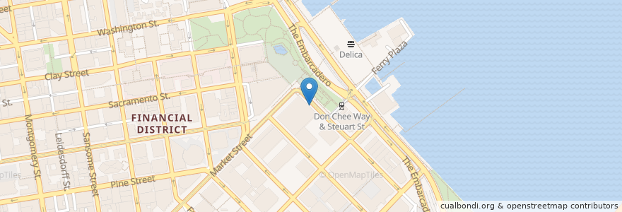 Mapa de ubicacion de Steuart at Market en United States, California, San Francisco City And County, San Francisco.