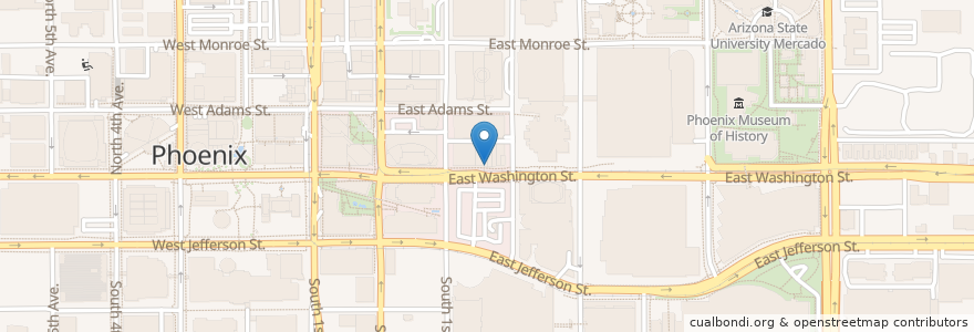 Mapa de ubicacion de Bar Smith en États-Unis D'Amérique, Arizona, Maricopa County, Phoenix.