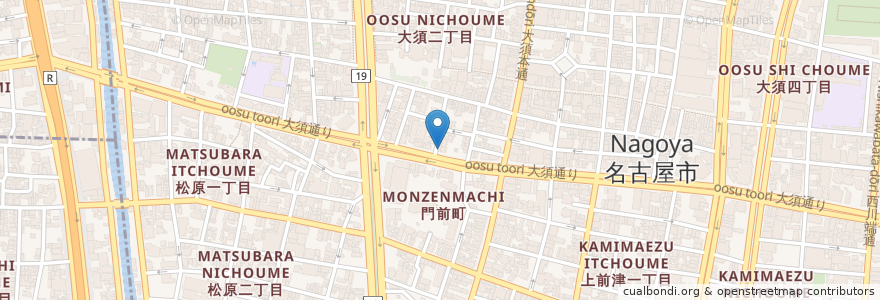 Mapa de ubicacion de いとう医院 en ژاپن, 愛知県, 名古屋市, 中区.