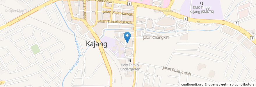 Mapa de ubicacion de Pizza Hut en 말레이시아, 슬랑오르, Majlis Perbandaran Kajang.