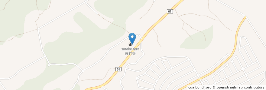 Mapa de ubicacion de 佐竹寺 en ژاپن, 茨城県, 常陸太田市.