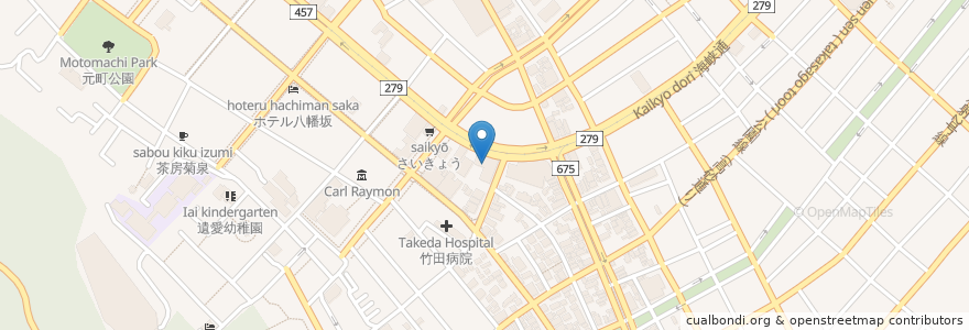 Mapa de ubicacion de 函館市地域交流まちづくりセンター en 日本, 北海道, 渡島総合振興局, 函館市.