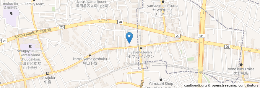 Mapa de ubicacion de 三井のリパーク en 일본, 도쿄도.