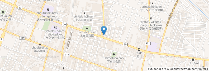 Mapa de ubicacion de Showa Shell Sekiyu en Japan, Tokyo, Chofu.