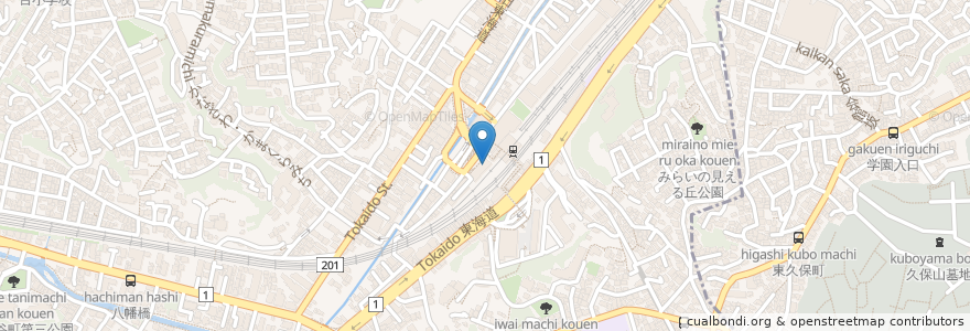 Mapa de ubicacion de マクドナルド en Jepun, 神奈川県, 横浜市, 保土ヶ谷区.
