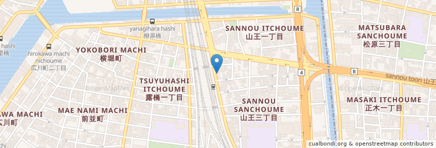 Mapa de ubicacion de きせん en Japonya, 愛知県, 名古屋市, 中川区.