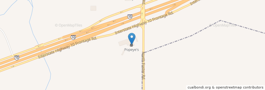 Mapa de ubicacion de Pizza Hut en アメリカ合衆国, テキサス州, Bexar County, サンアントニオ.