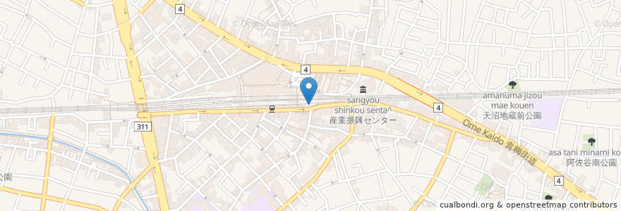 Mapa de ubicacion de 喫煙所 en Japonya, 東京都, 杉並区.