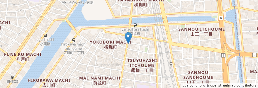 Mapa de ubicacion de 源六寿司 en 일본, 아이치현, 나고야 시, 中川区.